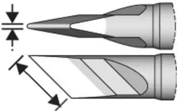 JBC C210018 L&ouml;tspitze klingenf&ouml;rmig 0,3mm (C210018)
