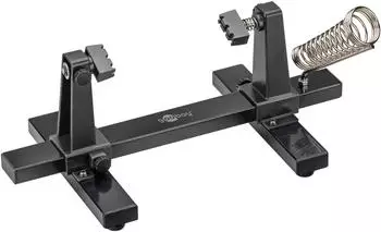 Goobay Platinenhalter mit L&ouml;tkolbenst&auml;nder, schwarz (76559)