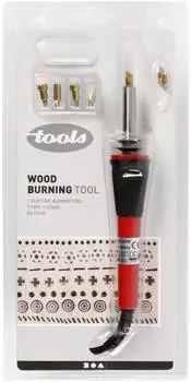 Creativ Company Brennmalstift, schwarz/rot, 19x3cm