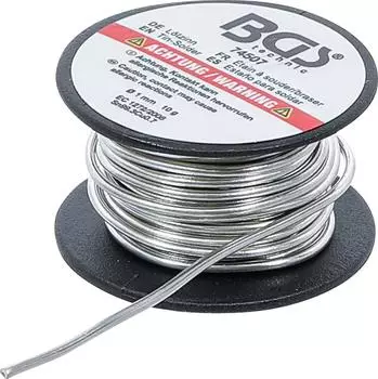 BGS L&ouml;tzinn auf Rolle, bleifrei, Sn99.3Cu0.7, &Oslash;1mm, 10g (74507)