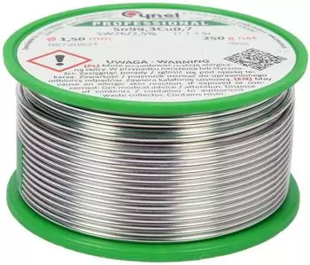 Trizeratop Bleifreies Lötzinn 1,5mm, 250g
