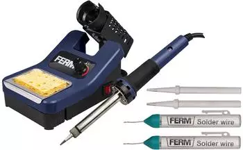 Ferm L&ouml;tstation 48W, max. 480&deg;C, LED-Beleuchtung (SGM1013)