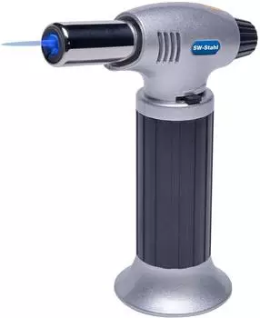 SW-Stahl Taschen-Gasbrenner mit Piezo-Z&uuml;ndung, bis 1300&deg;C (62065L)
