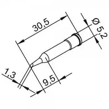 Ersa 0102WDLF35 Lötspitze Rundform 3,5mm (0102WDLF35/SB)