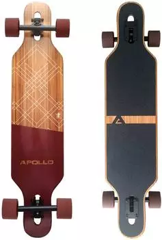 Apollo Bali Power Slide Longboard Twin Tip, Fiberglas, 39" (11038)