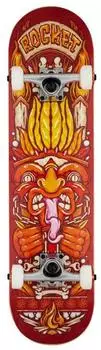Rocket Chief Pile-up Komplett-Skateboard, rot, 7,75" (RKT-COM-1541)