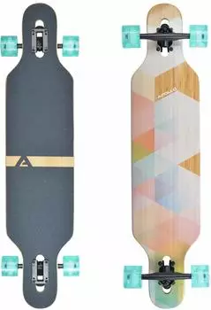 Apollo Longboard Nauro TwinTip Drop-Through, Bambus, 39" (11046)