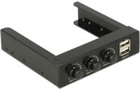 Delock 3.5" Front Panel > 2 x USB 2.0 und L&uuml;ftersteuerung