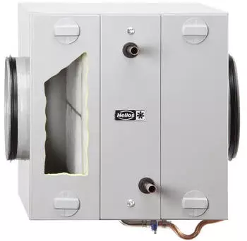 Helios SEWT-W W&auml;rmetauschermodul vollst&auml;ndig isoliert, Stutzen DN 180, integrierter Filter (02565)