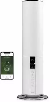 Duux Beam Luftbefeuchter Ultraschall 5 l Edelstahl, Wei&szlig; 27 W
