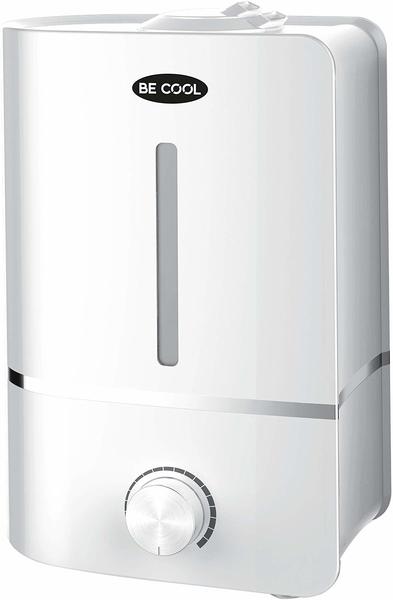 Schuss Home Electronic BCLB206IK01 BE COOL Luftbefeuchter & Aroma-Diffuser, Kaltluftbefeuchter für Räume bis 30m2, Schlafzimmer geeignet - Kalkfilter, ION-Filter, Nachtlicht, Besonders leise, Weiß