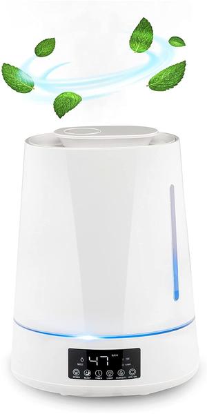Grundig Luftbefeuchter - schützt vor trockener Haut - gut für Pflanzen - 4 L 25 W, Aromatherapie, Hygrometer und Timer Zimmer 15 bis 30m2