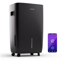 Klarstein DryFy Connect 60L Luftentfeuchter, 60L/24h, WiFi App Steuerung, 8L...