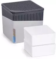 WENKO Luftentfeuchter "Cube" f&uuml;r 80 m&sup3; R&auml;ume mit 2 x 1000 g...