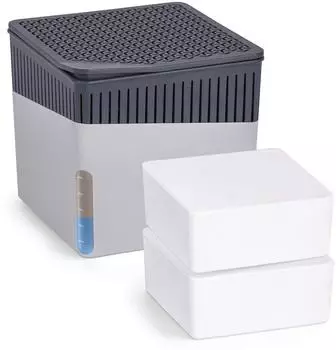 Wenko Cube Raumentfeuchter 2x1000g, bis 80m&sup3;, grau (71349800)