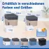 Wenko Cube 500 g 2er-Set beige