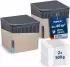 Wenko Cube 500 g 2er-Set beige