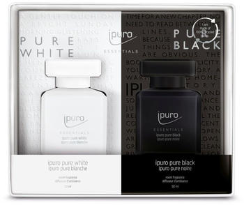 iPuro ESSENTIALS pure black + pure white Diffusor Set - Set 2x50 ml