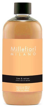 Millefiori Milano Nachfüller Für Reed Diffuser Lime & Vetiver Raumdüfte 500 ml