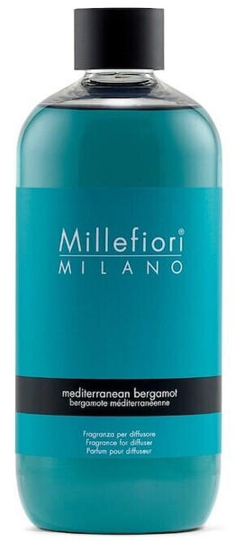 Millefiori Milano Nachfüller Für Reed Diffuser Mediterranean Bergamot Raumdüfte 500 ml