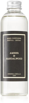 Cereria Mollá Boutique Amber & Sandalwood Ersatzfüllung Aroma Diffuser 200 ml