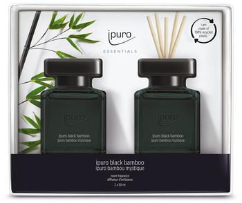 iPuro Essentials black bamboo set Raumduftset 2 x 50 ml