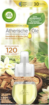 Airwick Raumduft Duftstecker, Duftölflakon, 19 ml, Nachfüller ätherische Öle Sandelholz und Weiße Lilie