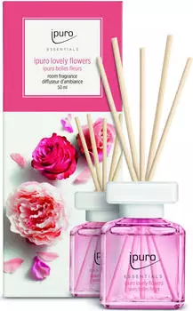 iPuro Raumduft Essentials, 50 ml, mit St&auml;bchen, lovely flowers