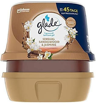 glade Raumduft Duftgel, 180 g, Gel, konstanter Duft, Sensual Sandalwood und Jasmine
