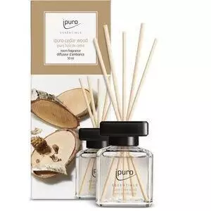 iPuro Raumduft Essentials, 50 ml, mit St&auml;bchen, cedar wood