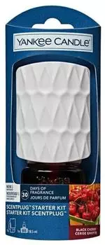 Yankee Candle Scent Plug Kit Organic Pattern Black Cherry