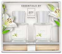 ipuro ESSENTIALS Raumduft White Lily, Glas Wei&szlig;