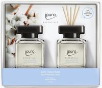 ipuro Raumduft ESSENTIALS Glas/Kunststoff/Holz 12,5 x 14,8 x 6,5 cm cotton fields
