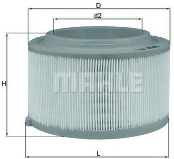 Mahle Luftfilter für Ford Ranger (LX 3458)