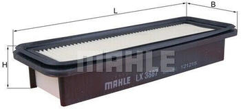 Mahle Luftfilter für Nissan Note Micra IV (LX 3887)