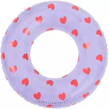 Swim Essentials Lila Heart Schwimmring 55 cm