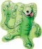 Happy People Kinderluftmatratze Monsterstarker Glibberklatsch 65x64x13cm