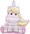 Happy People Luftmatratze Einhorn mit Wackelaugen 75x50cm