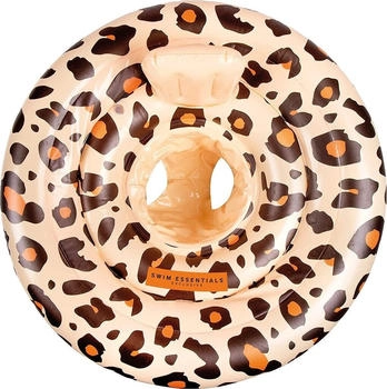 Swim Essentials Schwimmring Baby Schwimmring Leopard Beige 69 cm