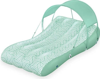 Bestway Luftmatratze Comfy Chill mit Sonnenschutzdach 178 x 102 cm