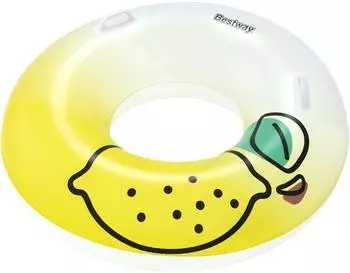 Bestway Aufblasbarer Schwimmring Zitrone (36448)