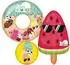 Happy People Happy Summer 3er Strandset Wasserball, Schwimmring & Luftmatratze, Melone (77455)