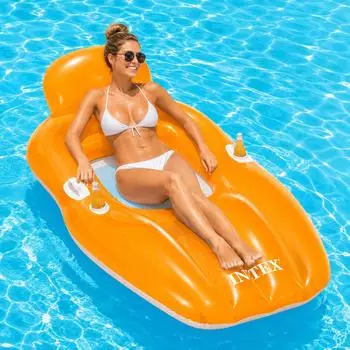 Mojawo Schwimmsessel Luftmatratze 188x71cm, orange