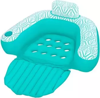 Bestway Comfort Plush Deluxe Schwimmsessel mit Getränkehalter (43719)