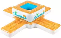 Sandbar Aufblasbare Matratze Mit Integrierter K&uuml;hlbox 242x242x67 Cm Mit 4
