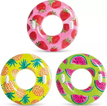 Intex Aufblasbare Schwimmreifen Tropical Fruit &Oslash;114cm sortiert