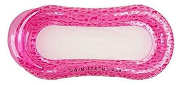 Swim Essentials Oval Wasserhängematte Neon Leopard