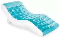 Intex Luftmatratze Splash Lounge, 191 x 99cm, R&uuml;ckenlehne & Getr&auml;nkehalter,