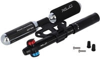 XLC MTB CO2-Mini-Kombipumpe schwarz, inkl. 2 x 25g Patronen DV/SV/AV, schwarz...