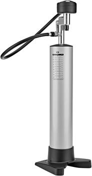 Crankbrothers Klic Tubeless Stand-Luftpumpe mit Schlauchkit silver